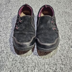 G.H Bass Co. Black & Purple sz 9 loafers